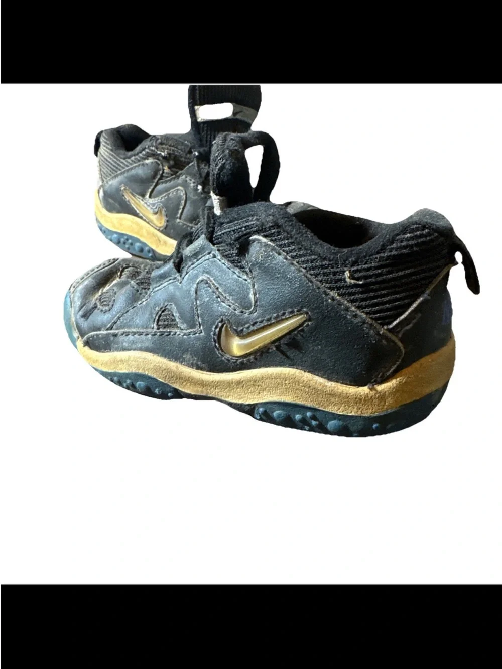 1996 Vintage Baby Nike Turf Raider nike swoosh shoes.